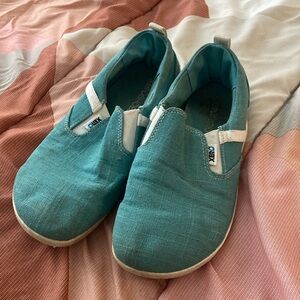 Xero Shoes Teal/White Slide On Shoes